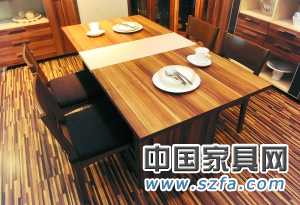 進口板材制造的板式家具往往更受消費者青睞。本報記者 尹亞飛 攝