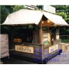 景區(qū)售賣亭，公園木制小賣部，商業(yè)街售賣車