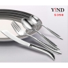 出口歐洲經(jīng)典款優(yōu)質(zhì)不銹鋼西餐具刀叉勺IX03牛排刀三件套裝