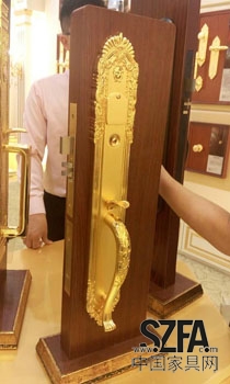 2015建博會:奧珀銅質(zhì)家居指紋鎖填補市場空白