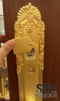 2015建博會:奧珀銅質(zhì)家居指紋鎖填補市場空白