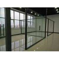 鋼化玻璃隔斷，磨砂玻璃隔墻
