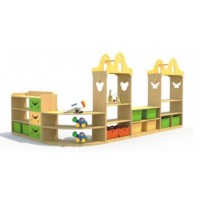 兒童柜子、幼兒園柜子、托兒所柜子