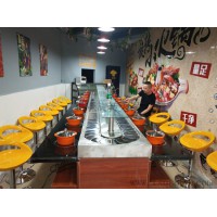 來圖設(shè)計免費(fèi)安裝現(xiàn)代熱門旋轉(zhuǎn)火鍋餐桌 回轉(zhuǎn)火鍋轉(zhuǎn)轉(zhuǎn)麻辣燙餐桌