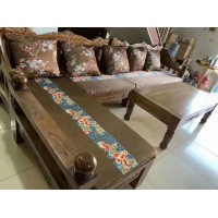 濟(jì)南德州青島威海日照煙臺老榆木家具新中式紅木套房，水漆工藝