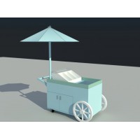 防腐木售貨車移動(dòng)攤位車商場花車貨架集市活動(dòng)售賣車實(shí)木戶外