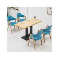 燒烤店餐廳桌椅，質(zhì)量可靠的快餐桌椅 甜品店快餐桌椅定制廠家！