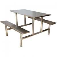 鄭州8人位連體餐桌椅——職工餐桌椅|學(xué)校餐桌椅（新聞資訊）