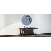 新中式實(shí)木茶臺(tái)，茶桌